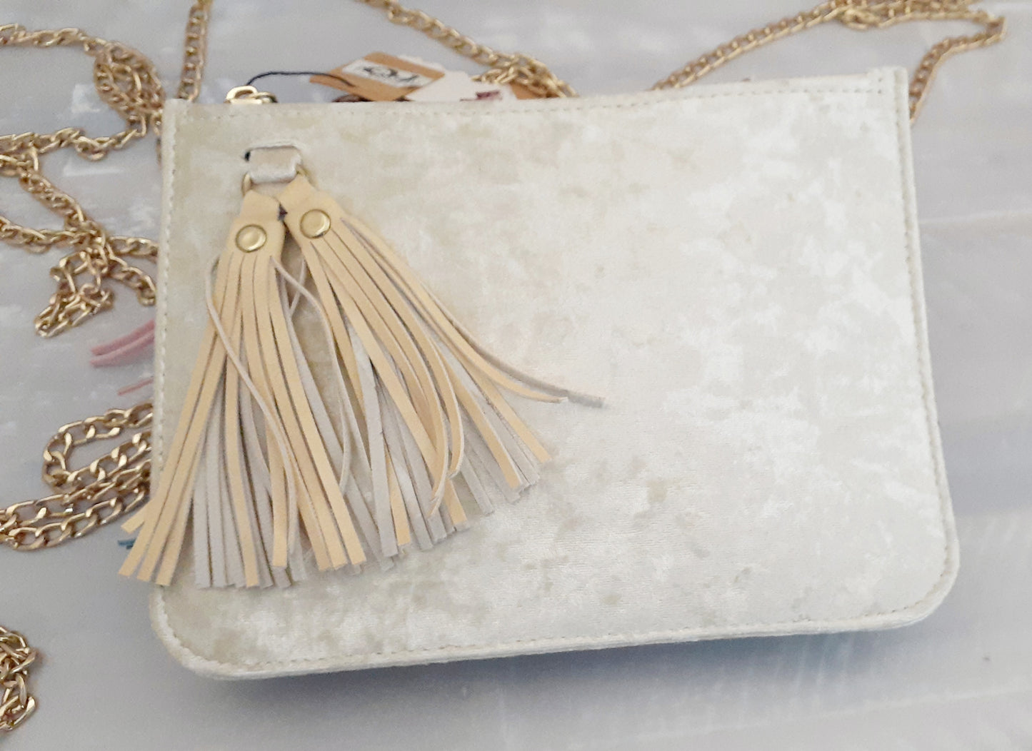 Tassle Envelope Crossbody