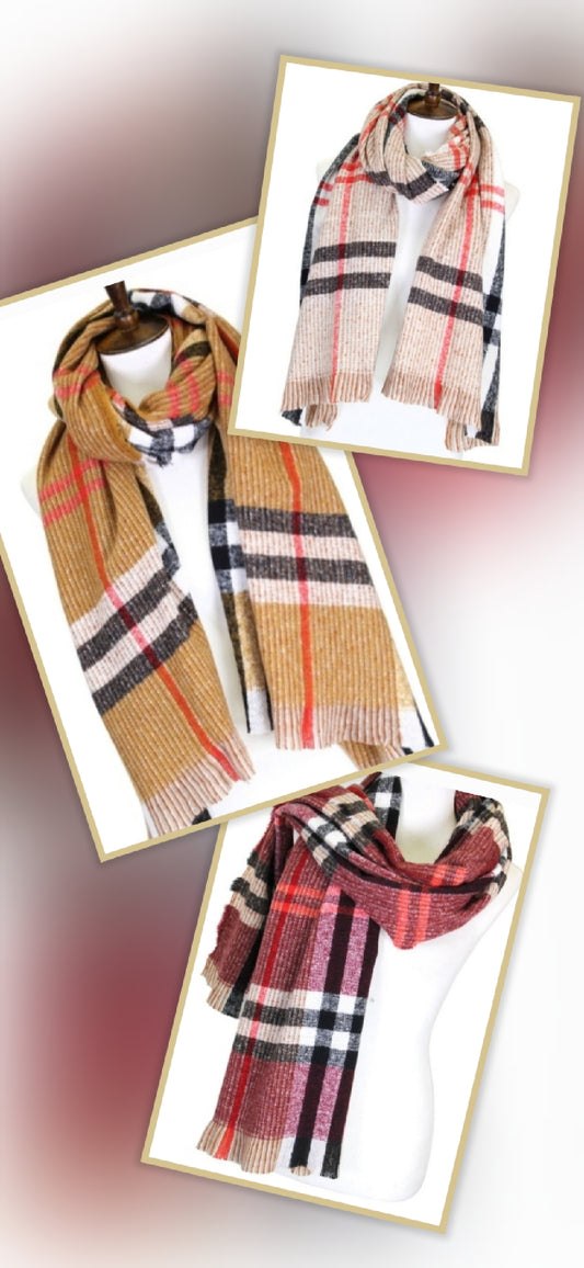 Fall/Winter Oblong Scarf (available in 3 colors)